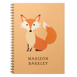 Fox Kid's Cute Woodland Animal Notebook