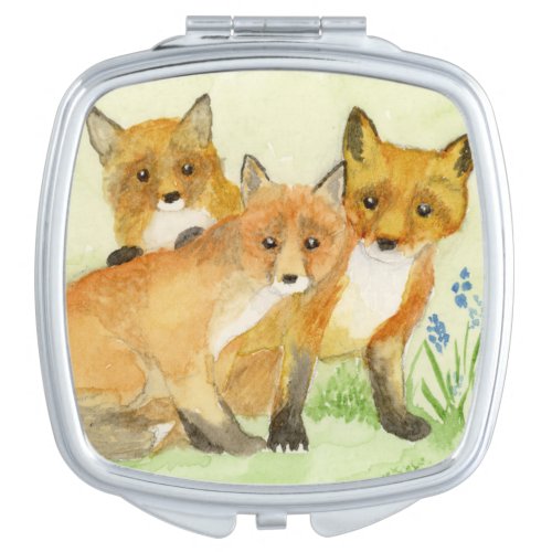 Fox Kits Compact Mirror