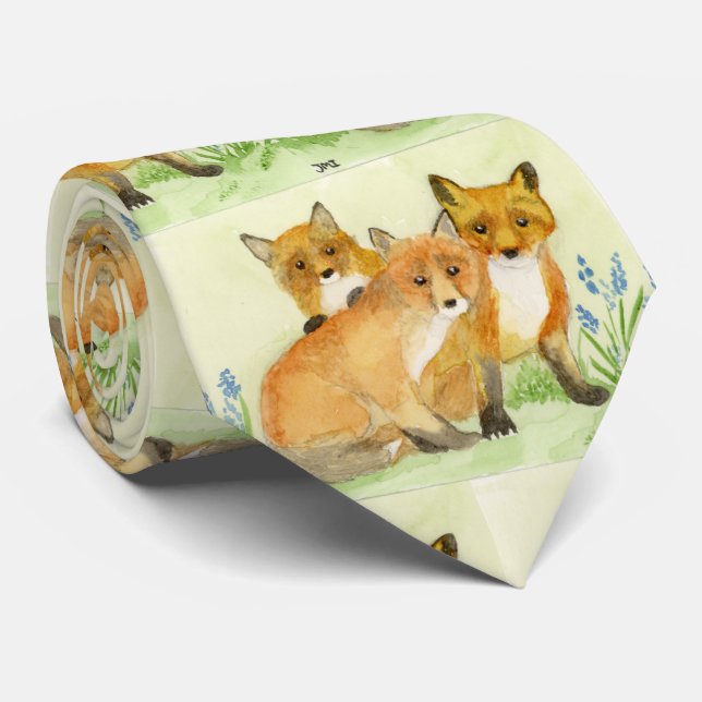 Fox Kits Neck Tie (Rolled)