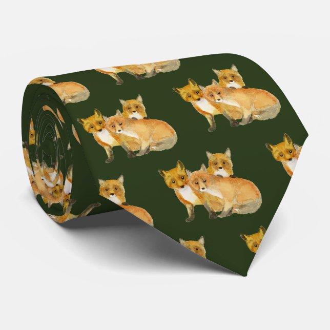 Fox Kits Neck Tie (Rolled)