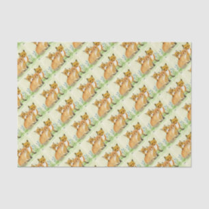 Fox Kits Tissue Paper