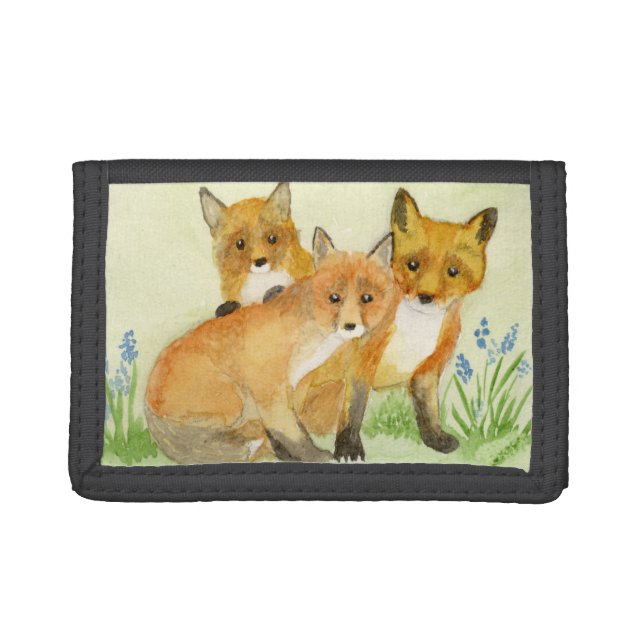 Fox Kits Tri-fold Wallet (Front)