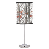 Fox Lamp Gray Black Rust Woodland Forest Winter (Back)