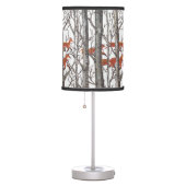 Fox Lamp Gray Black Rust Woodland Forest Winter (Right)