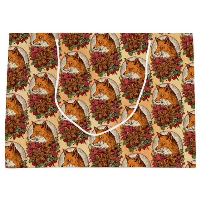 Fox Large Gift Bag (Front)
