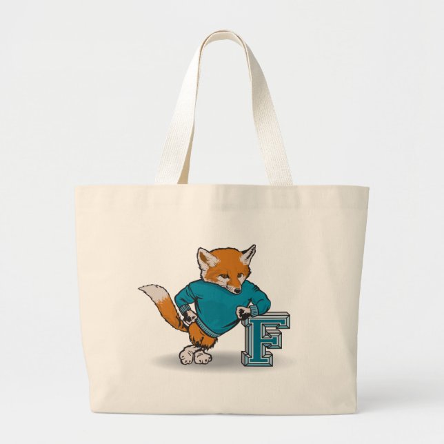 Fox Large Tote Bag (Front)