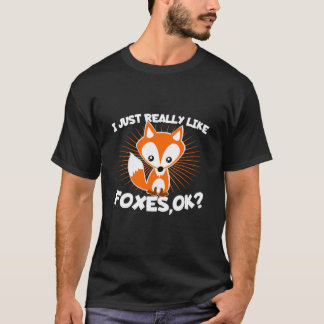 Fox Love Forest Animal T-Shirt