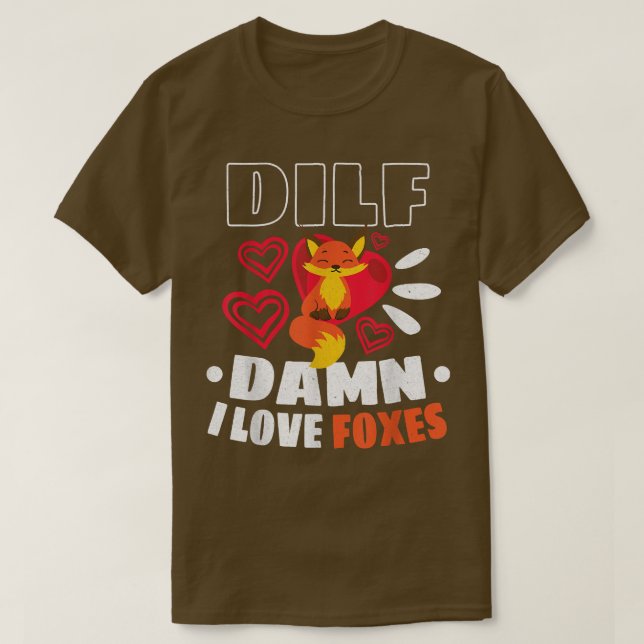 Fox Lover Foxes Love Red Fox Cute Fox Fennec Fox  T-Shirt (Design Front)