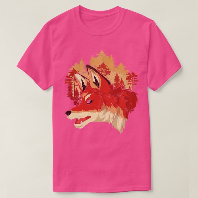 Fox Lover Wildlife Animal Nature Forest Fox T-Shirt (Design Front)