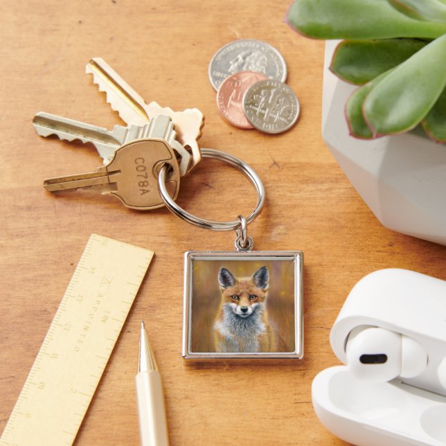 Fox Magnet Keychain (Desk)