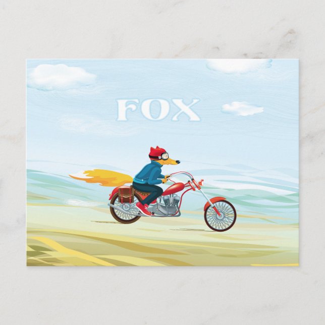 Fox-Man Postcard (Front)