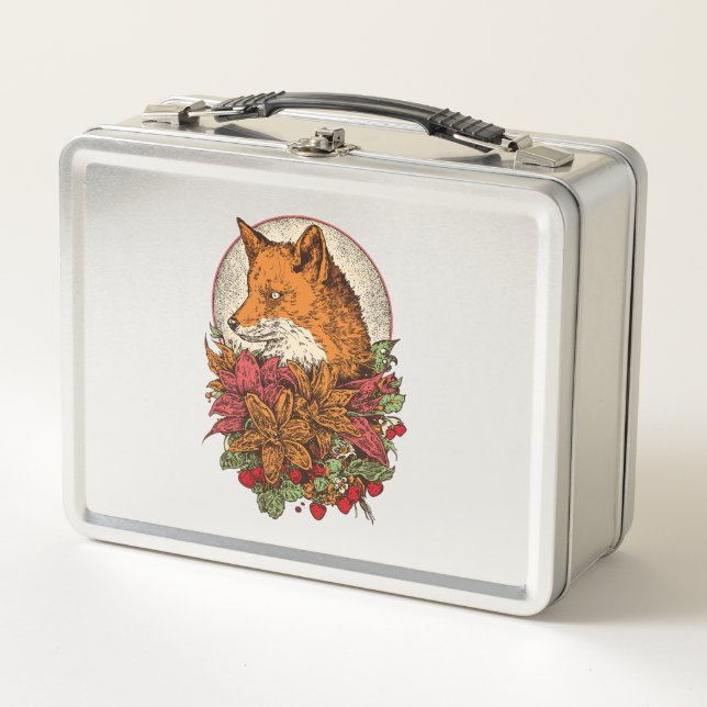 Fox Metal Lunch Box (Front)