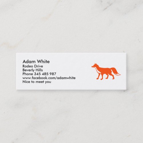 Fox Business Card Template