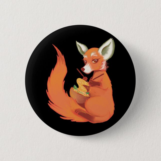 Fox Mom Button (Front)
