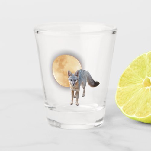 Fox Moon Shot Glass