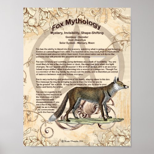 FOX MYTHOLOGY POSTER