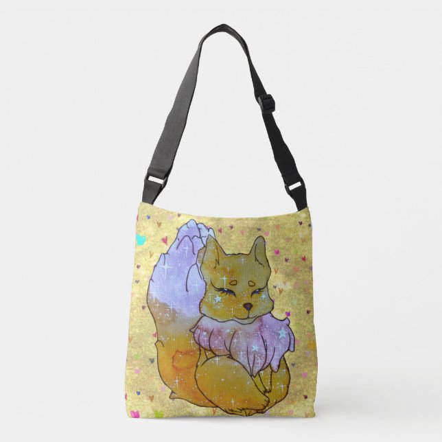 Fox named Dice Crossbody Bag (Front)