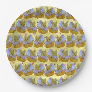 Fox named Dice Paper Plates