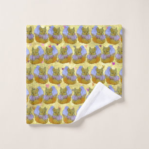 Fox named Dice Wash Cloth