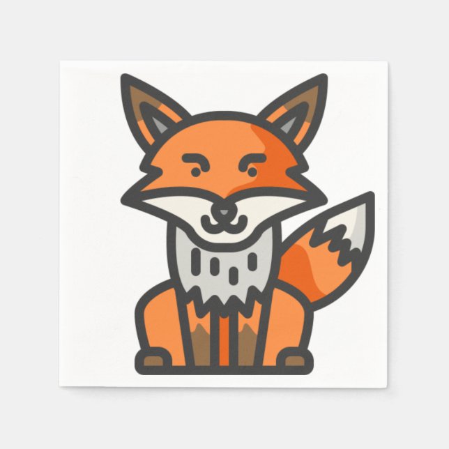 fox napkins (Front)