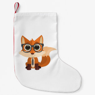 Fox Nerd Small Christmas Stocking