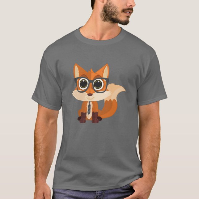 Fox Nerd T-Shirt (Front)