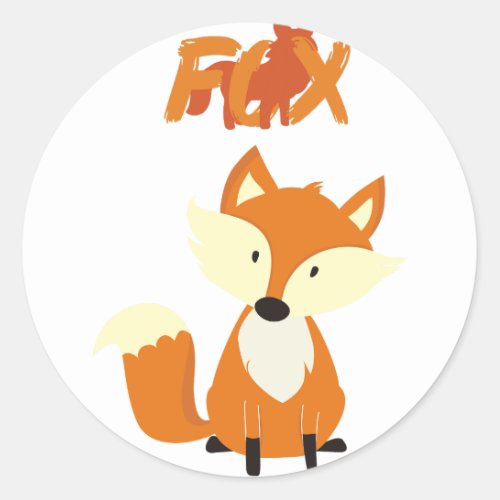 fox news classic round sticker