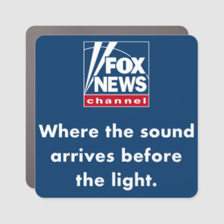 Fox News jornalism and the Truth joke  Car Magnet