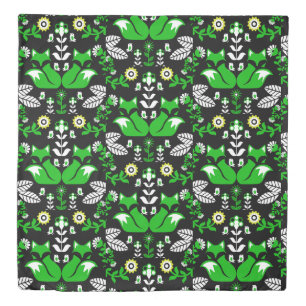 Fox Nordic Scandinavian Folk Art     Tablecloth Duvet Cover