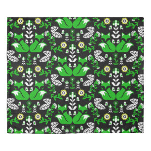 Fox Nordic Scandinavian Folk Art     Tablecloth Duvet Cover