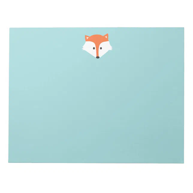 Fox Note Pad | Zazzle