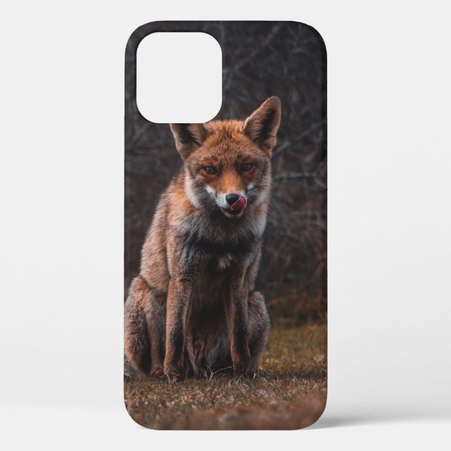 FOX ON GRASS FIELD Case-Mate iPhone CASE (Back)