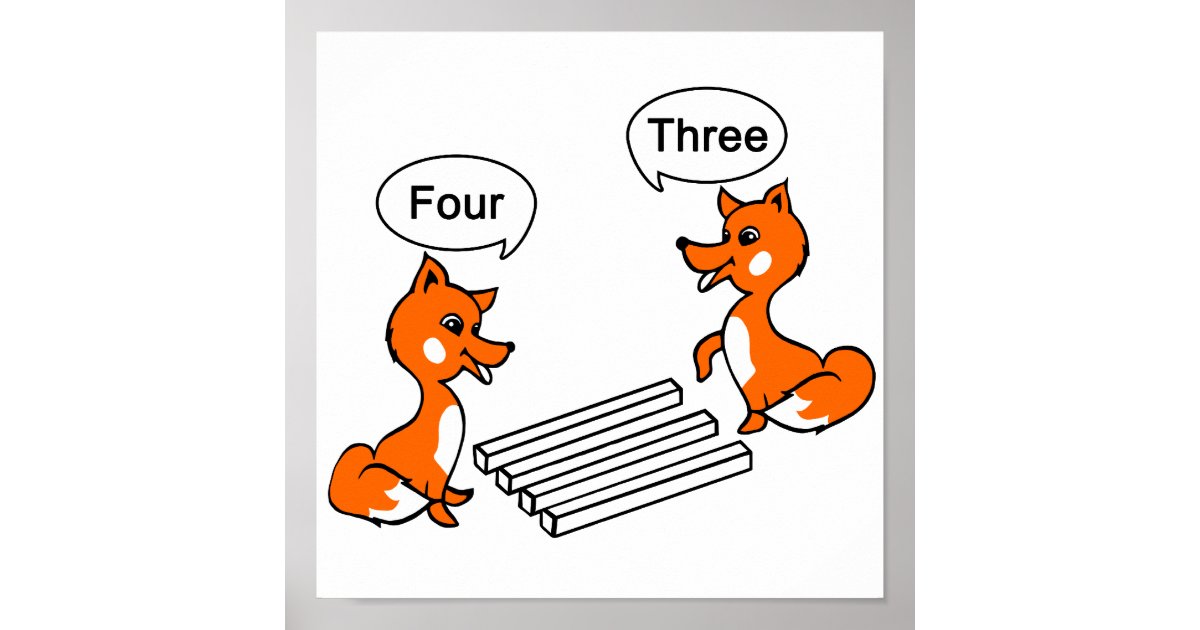 tags with baby blankets Trick   Fox illusion Zazzle.com Optical Poster