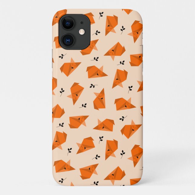 Fox Origami Case-Mate iPhone Case (Back)