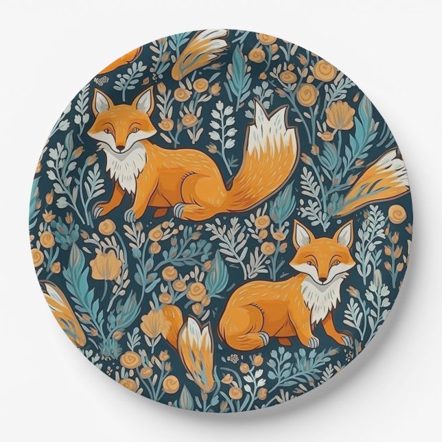 Fox Paper Plates (Front)