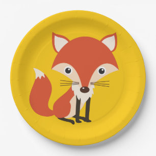 Fox Paper Plates