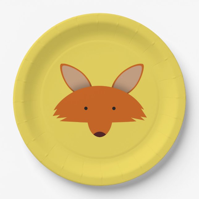 Fox Paper Plates (Front)