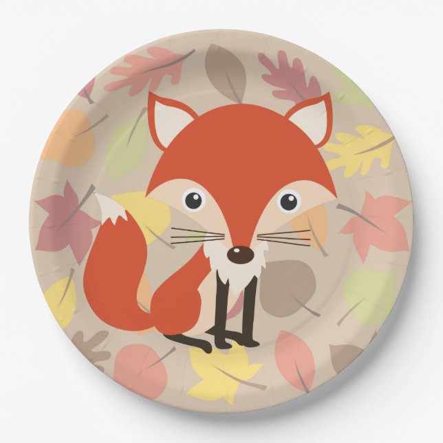 Fox Paper Plates (Front)