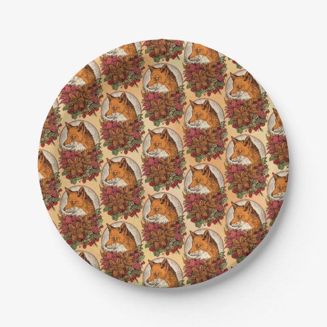 Fox Paper Plates (Front)