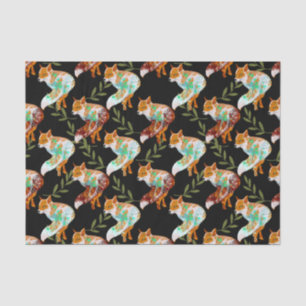 Fox Pattern Tissue Paper