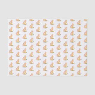 Fox Pattern Wrapping Papper Tissue Paper