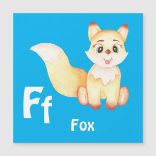 Fox personalize ABC: Letter F - Add Your Name