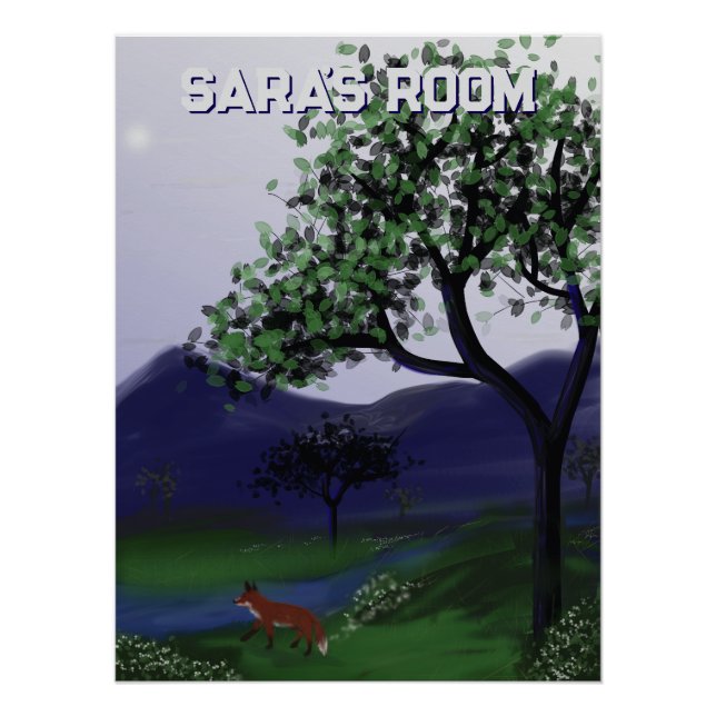 Fox Personalized Poster (Front)