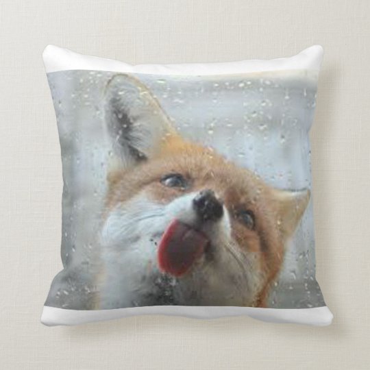 sleeping fox pillow