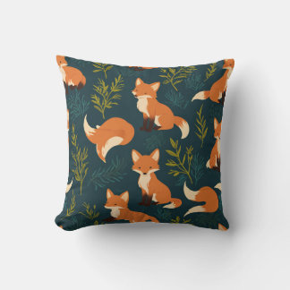 Fox pillow cushion
