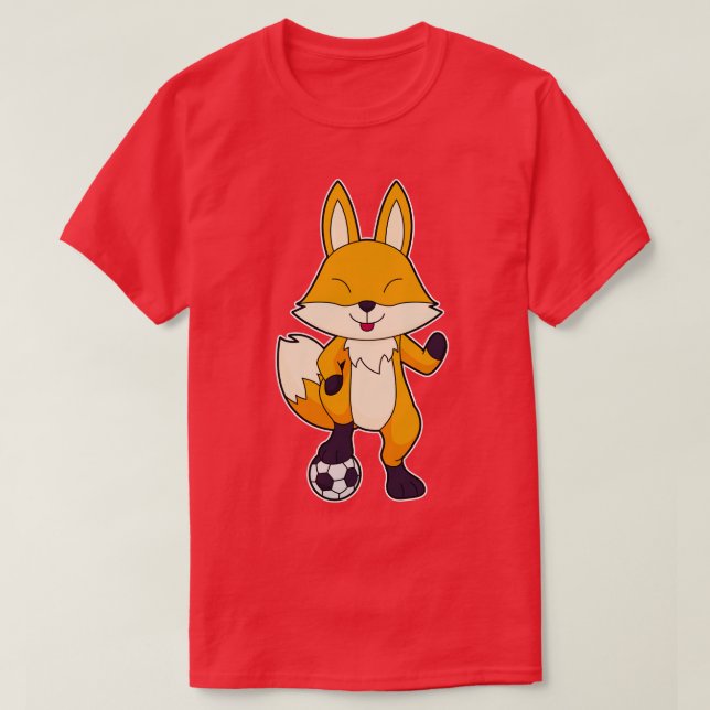 Fox player Soccer T-Shirt (Design Front)