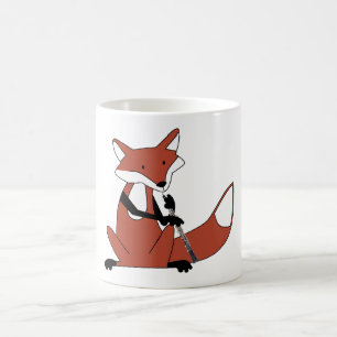 Fox Playing the Oboe Coffee Mug