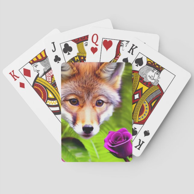 Fox  poker cards (Back)