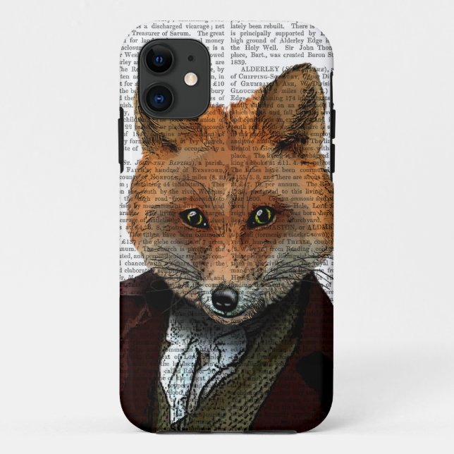 Fox Portrait 2 Case-Mate iPhone Case (Back)