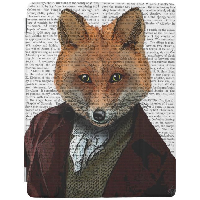 Fox Portrait 2 iPad Air Cover (Front)